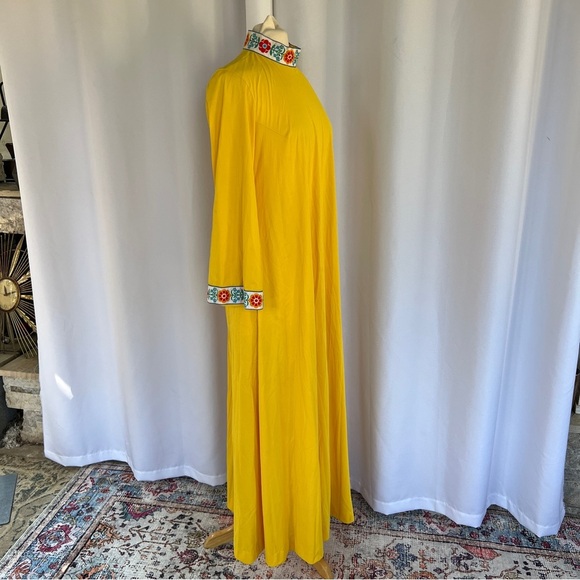 Vintage Vanity fair night gown house maxi long sleeve dress size 14 - Picture 4 of 16